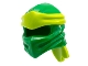 Minifigure, Headgear Ninjago Wrap Type 4 with Molded Lime Headband Pattern