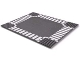 Baseplate, Road 32 x 32 6-Stud Crossroad with White Dashed Lines and Crosswalks Pattern