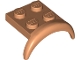 Vehicle, Mudguard 3 x 3 x 1 with Arch Round