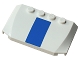 Wedge 4 x 6 x 2/3 Triple Curved with Blue Stripe Pattern (Sticker) - Set 7245-2