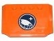 Wedge 4 x 6 x 2/3 Triple Curved with Arctic Explorer Logo on Transparent Background Pattern (Sticker) - Set 60036