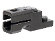 Projectile Launcher, 1 x 2 Mini Blaster / Tile Shooter with Dark Bluish Gray Trigger (69754 / 69755)