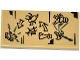 Tile 2 x 4 with Ninja, Sword, Vial, Spider Web, Spider, Crystal and Arrows Drawing Pattern (Sticker) - Set 70604