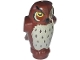 Owl, Angular Features with Black Beak, Yellow Eyes, and Tan Chest Feathers Pattern (HP Pigwidgeon)