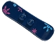 Minifigure, Utensil Snowboard Small with Medium Blue and Dark Pink Snowflakes Pattern