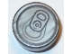 Tile, Round 1 x 1 with Soda Pop Can Top Pattern