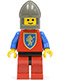 Crusader Lion - Red Legs with Black Hips, Dark Gray Chin-Guard
