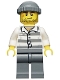 Police - Jail Prisoner 86753 Prison Stripes, Dark Bluish Gray Knit Cap