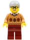 City Newsstand Visitor - Medium Nougat Argyle Sweater, Dark Red Legs, Light Bluish Gray Hair