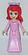 Ariel, Human (Light Nougat) - Bright Pink Dress with White Stars, Lavender Bow