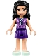 Friends Emma - Dark Purple Skirt, Medium Lavender Top, Light Aqua Shoes