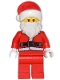 Santa - Fur Lined Jacket with Copper Belt Buckle, Red Legs, White Eyebrows
