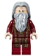 Albus Dumbledore - Dark Red Robe, Light Bluish Gray Hair