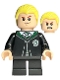 Draco Malfoy - Black Torso Slytherin Robe, Black Short Legs