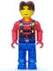 Jack Stone - Red Jacket, Blue Overalls and Blue Legs