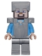 Steve (Light Nougat) - Flat Silver Legs, Helmet and Armor