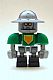 Aaron Bot - Green Shoulders, Flat Silver Helmet