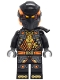 Cole - Dragons Rising, Tunic with Shoulder Armor, Head Wrap, Scabbard