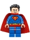 Superman - Blue Suit, Spongy Cape, Tousled Hair, Open Mouth / Red Eyes