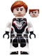 Black Widow - White Jumpsuit, Dark Orange Ponytail