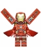 Iron Man - Silver Hexagon on Chest, Wings with Stickers