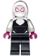 Ghost-Spider / Spider-Gwen (Gwen Stacy) - Black Legs, White Basic Smooth Hood, Magenta Hands