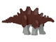 Dinosaur Stegosaurus with Light Gray Legs