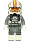 Clone Trooper Pilot (Phase 2) - Light Bluish Gray Arms, Nougat Head